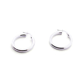 SIM - 24mm silver hoops